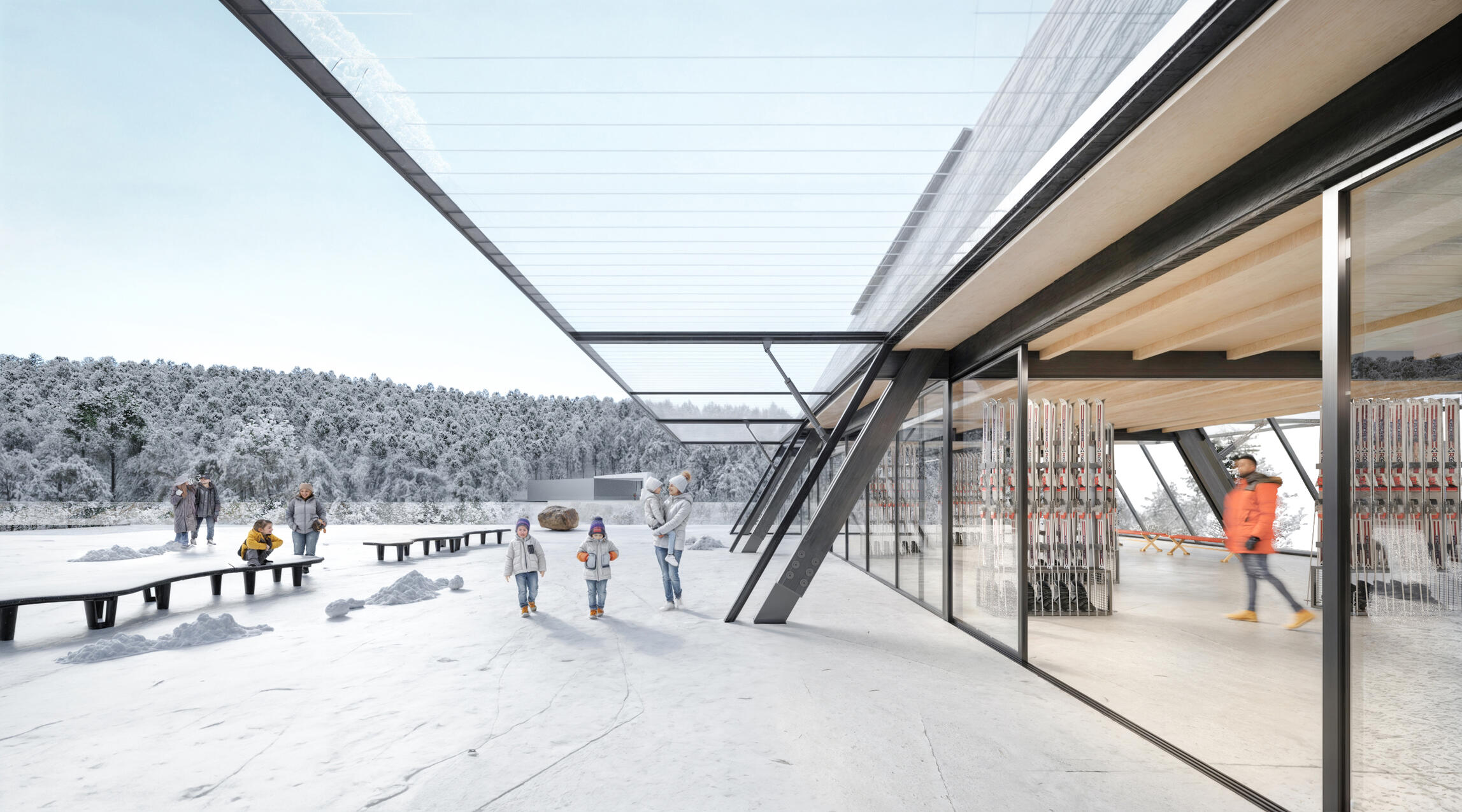 ŠTEDIM SKI CENTER, M2 Arquitectos